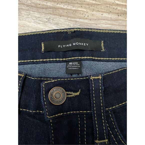 Flying Monkey Jeans 5-Pocket Mid Rise Skinny Stretch Women’s Size 24 - Picture 3 of 7